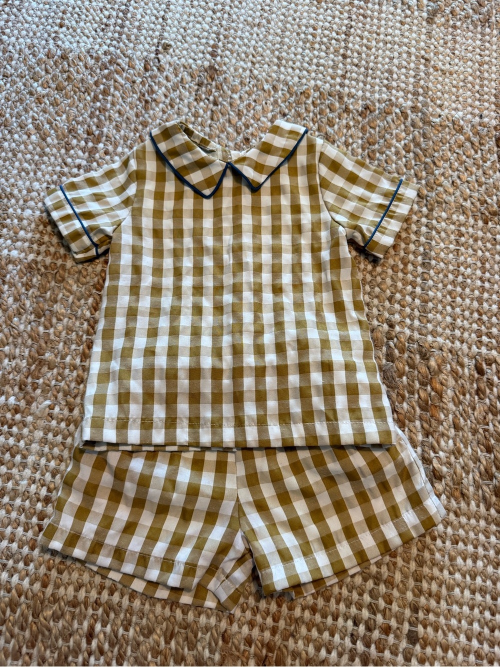 The Oaks Apparel- Gingham Set - 3T